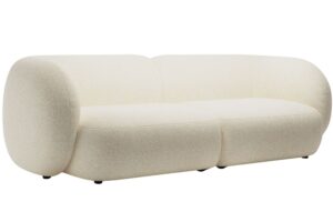 Micadoni Světle béžová čtyřmístná pohovka Kate 243 cm