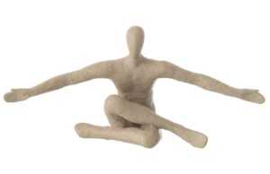 J-line Béžová soška Embrace 57 cm