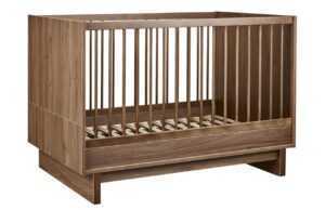 Quax Hnědá dětská rostoucí postýlka Kyo 70 x 120 cm