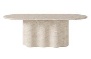 Somcasa Béžový jídelní stůl Lorraine 220 x 109 cm