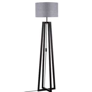 Nova Luce Šedá stojací lampa Artis 165 cm