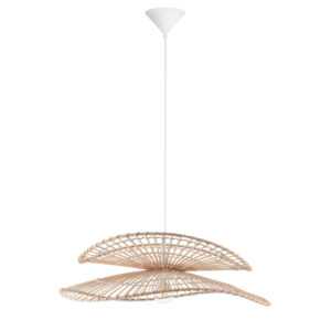 Nova Luce Ratanové závěsné světlo Artic 60 cm