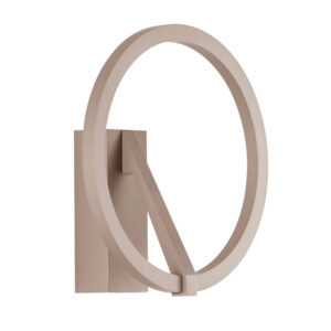 Nova Luce Hnědé kovové nástěnné LED světlo Tilia