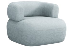 Windsor & Co Světle modré křeslo Aldrin