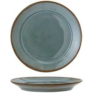 Bloomingville Zelený kameninový talíř Pixie 20 cm