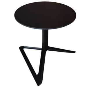 VONDOM Černý stolek DELTA 50 cm se sklápěcí podnoží