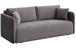 Rodier Šedá rozkládací pohovka Chaum 220 cm