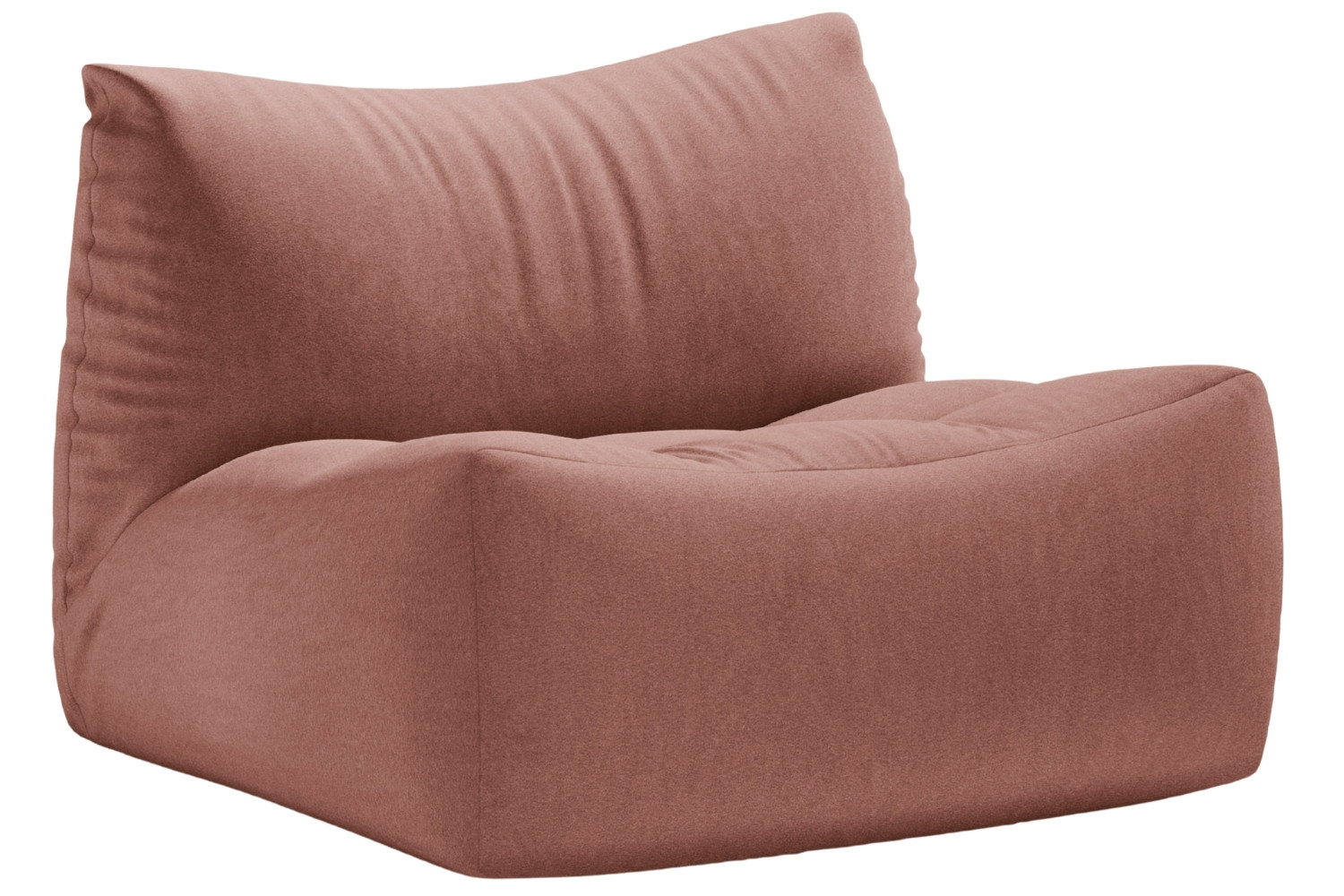 Micadoni Růžové sametové křeslo Tove