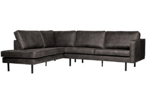WOOOD Koženková rohová pohovka Raden 266 cm