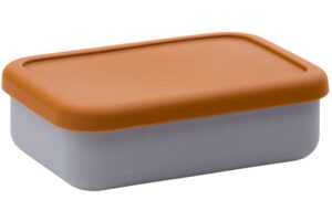 Kave Home Oranžovo-šedý svačinový box Lili