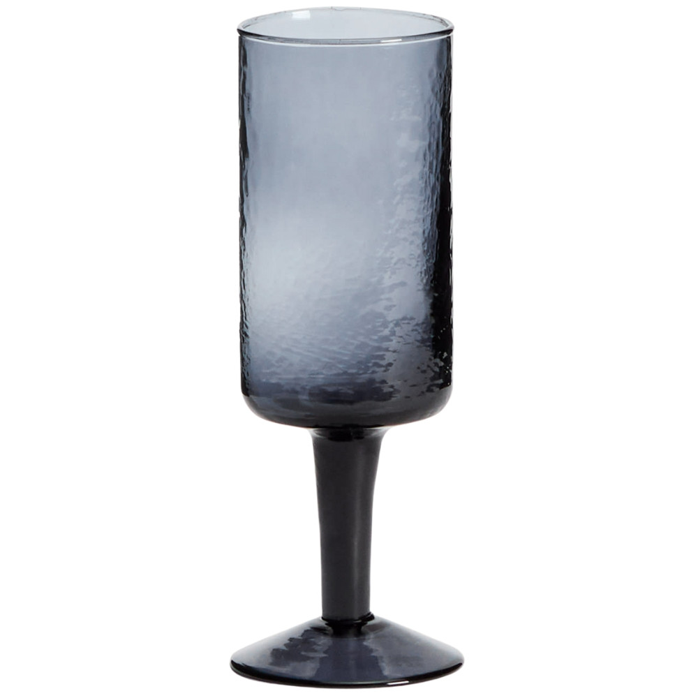 Kave Home Modrá sklenice na víno Obila