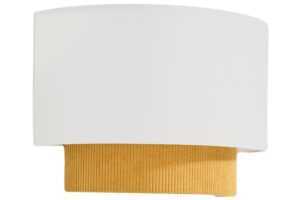 Kave Home Žluté nástěnné světlo Bianella 30 cm