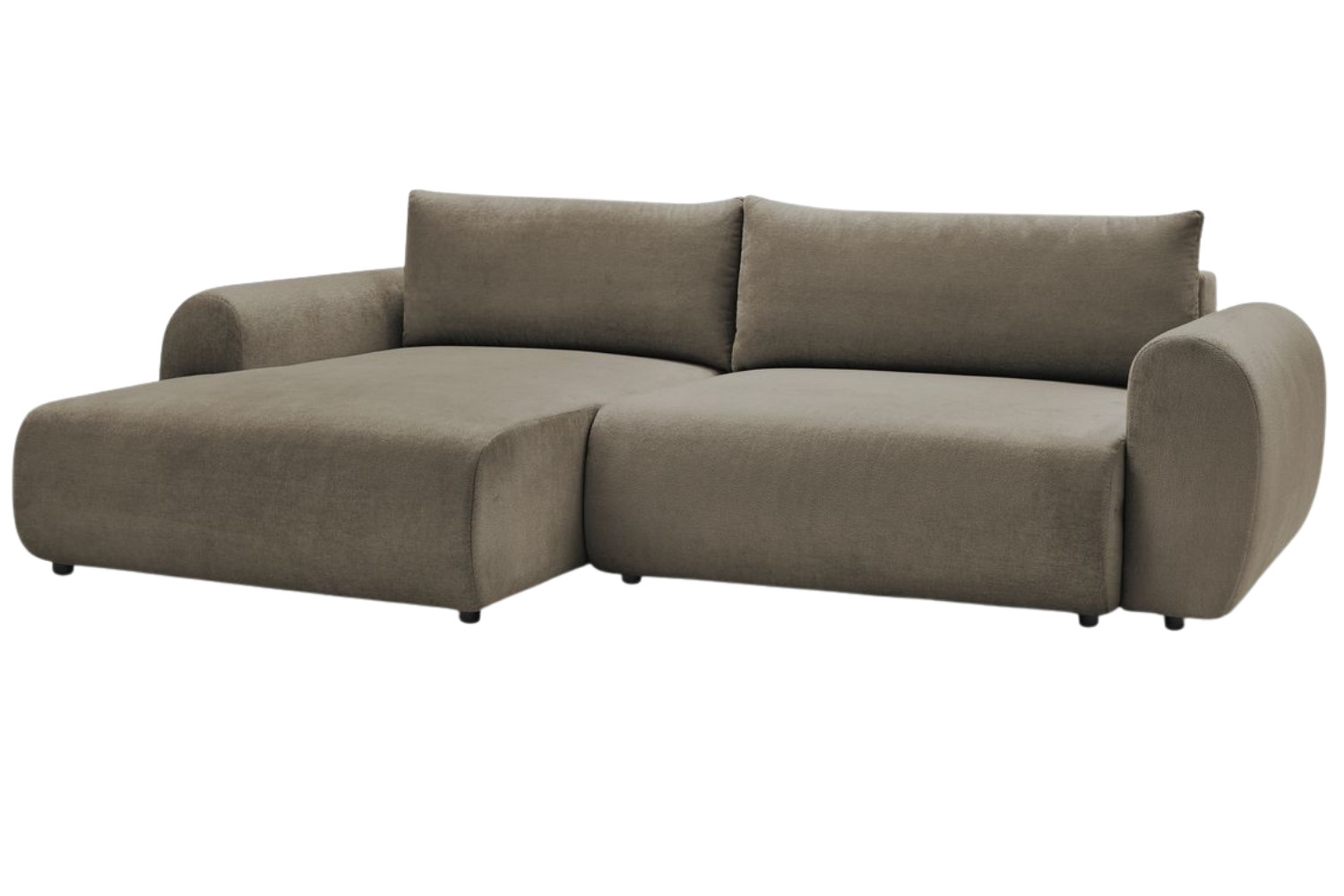 Bobochic Paris Hnědá rozkládací pohovka Lucien 314 cm