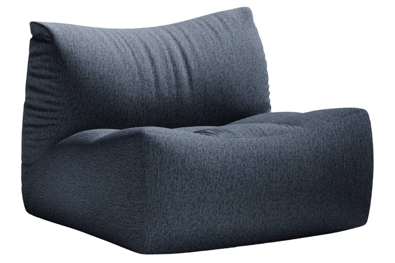 Micadoni Tmavě modré křeslo Tove