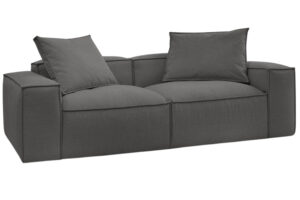 Bobochic Paris Tmavě šedá trojmístná pohovka Boheme 260 cm