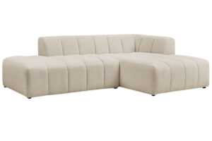 Bobochic Paris Béžová bouclé rohová pohovka Annecy 262 cm
