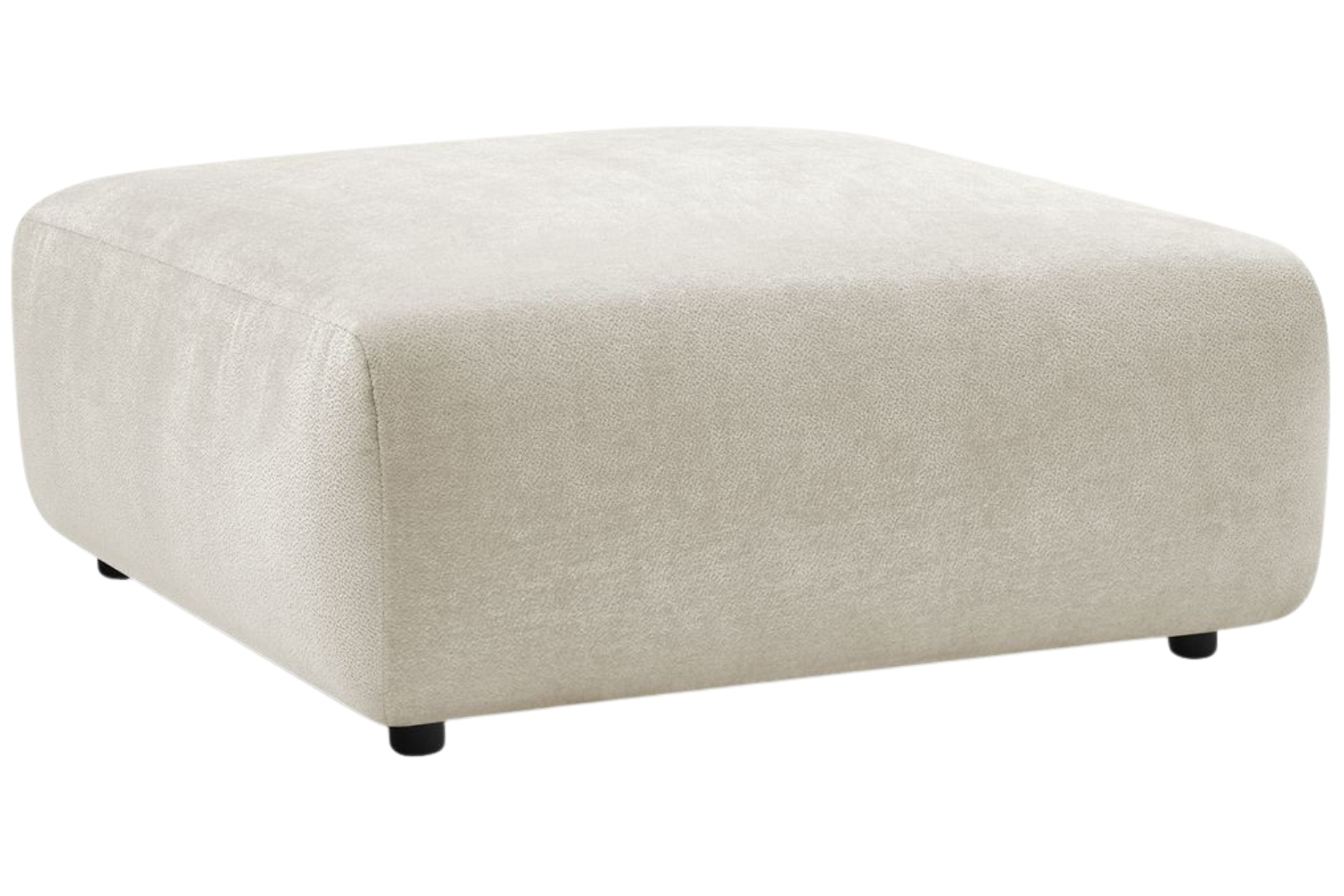 Bobochic Paris Béžová podnožka Lucien 108 x 108 cm