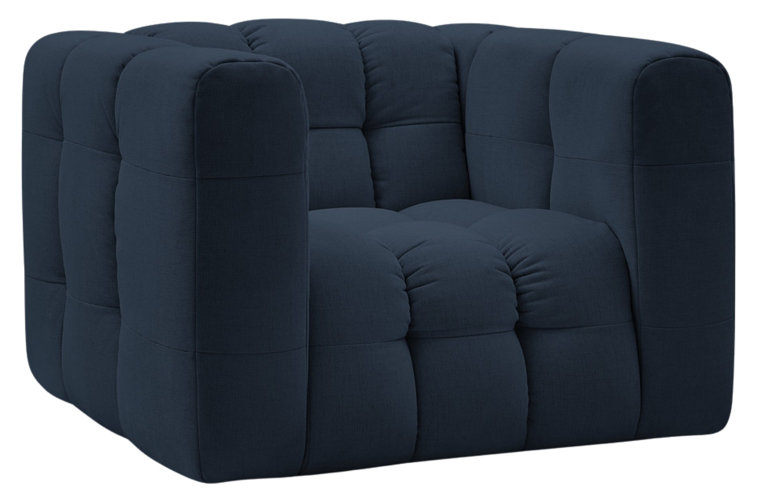 Bobochic Paris Tmavě modré křeslo Ulysse