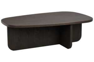 Rowico Hnědý dubový koneferenční stolek BILLINGS 118 x 73 cm