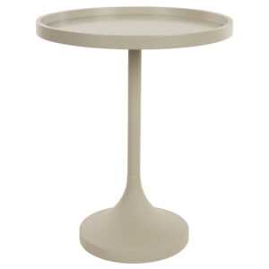 Zuiver Béžový lakovaný odkládací stolek JASON 46 cm