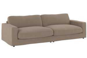 Rowico Hnědá čtyřmístná pohovka LANGDON 271 cm