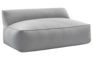 Bobochic Paris Světle šedá zahradní pohovka Riviera 160 cm