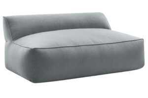 Bobochic Paris Černá zahradní pohovka Riviera 160 cm