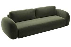 Maison Heritage Zelená rozkládací pohovka Kora 262 cm