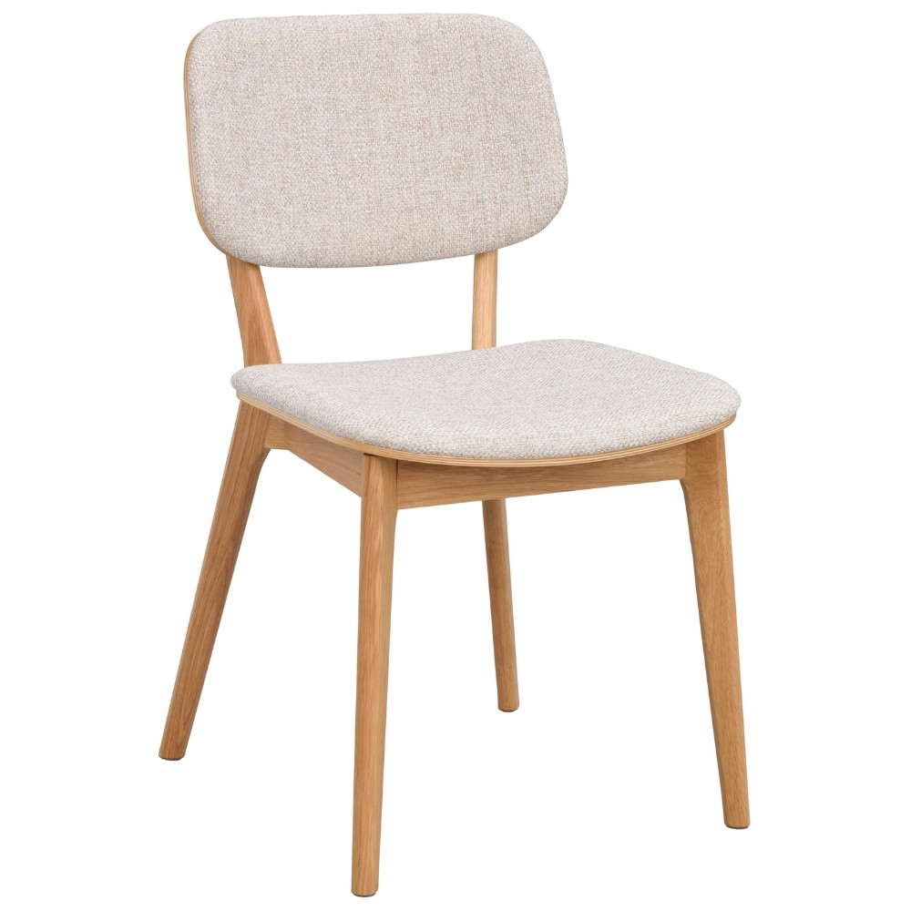 Rowico Světle béžová čalouněná jídelní židle BARRETT