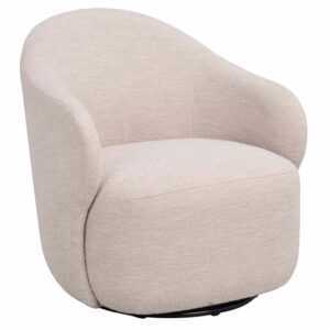 Rowico Světle béžové otočné křeslo CHAPELTOWN