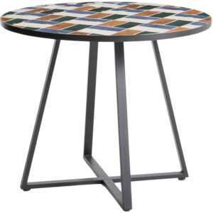 Kave Home Barvený zahradní bistro stolek Tella Ø 90 cm