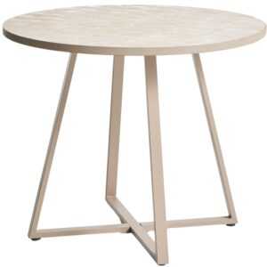 Kave Home Béžový zahradní bistro stolek Tella Ø 90 cm