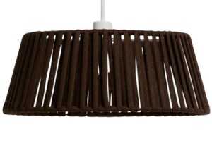 Kave Home Hnědé závěsné stínidlo Aldet  Ø 46 cm