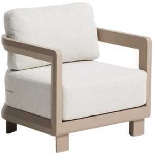 Kave Home Béžové zahradní křeslo Nerano