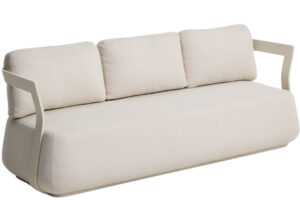 Kave Home Krémová zahradní pohovka Tamaris 217 cm