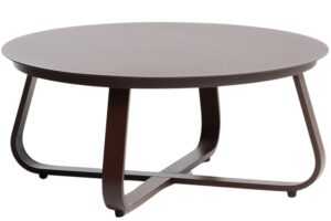 Kave Home Hnědý zahradní stolek Tamaris Ø 80 cm