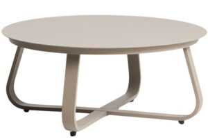 Kave Home Béžový zahradní stolek Tamaris Ø 80 cm