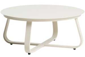 Kave Home Krémový zahradní stolek Tamaris Ø 80 cm