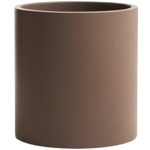 Kave Home Hnědý cementový zahradní květináč Aiguablava  55 x 52 cm