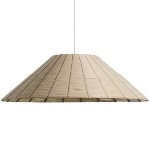 Kave Home Béžové stínidlo z umělého ratanu Saranella ⌀ 70 cm