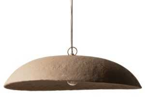Micadoni Hnědé závěsné světlo Calantha 55 cm