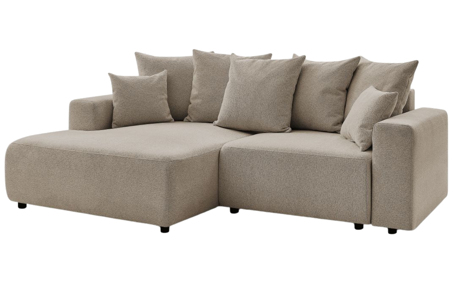 Bobochic Paris Světle hnědá rozkládací pohovka Atilla 244 cm