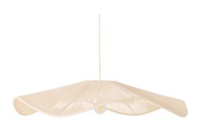 Micadoni Bílé závěsné světlo Palmier 78 cm