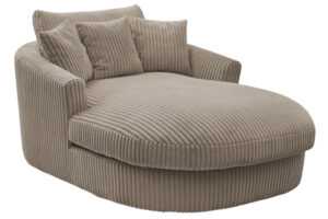 Bobochic Paris Světle hnědá manšestrová lenoška Belem 198 cm