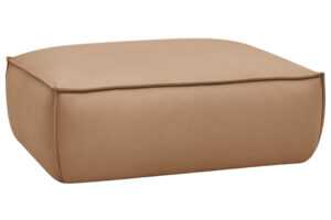 Bobochic Paris Světle hnědá koženková podnožka Boheme 128 x 93 cm