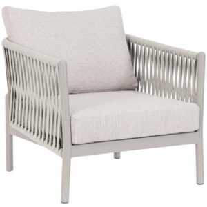 Bizzotto Světle šedé zahradní křeslo Florencia