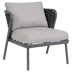 Bizzotto Šedé zahradní křeslo Harlow