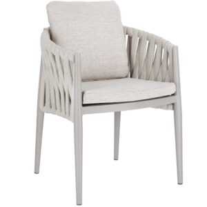 Bizzotto Světle šedá zahradní židle Jacinta