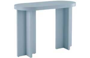 Jotex Světle modrý lakovaný psací stůl CRUZ MINI 100 x 50 cm