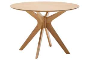 Kave Home Dubový jídelní stůl Naanim ⌀ 100 cm